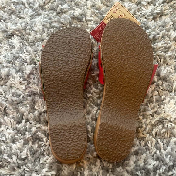 NWT 1970s Red Vintage Dr. Scholl’s Exercise Sandals Size 6 - Picture 6 of 9